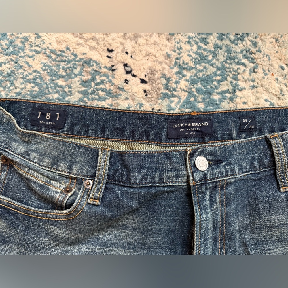 Lucky Brand 181 Relaxed Men’s Jeans - Medium Blue Denim
